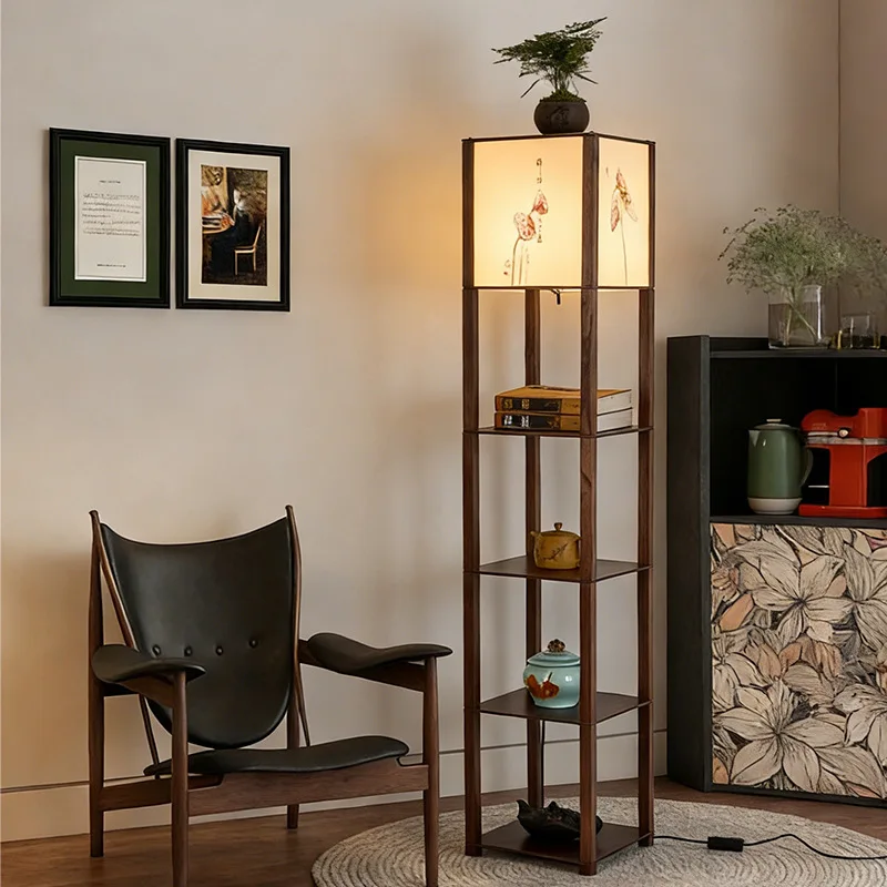 Chinese living room sofa rack integrated decorative atmosphere lamp desk lamp