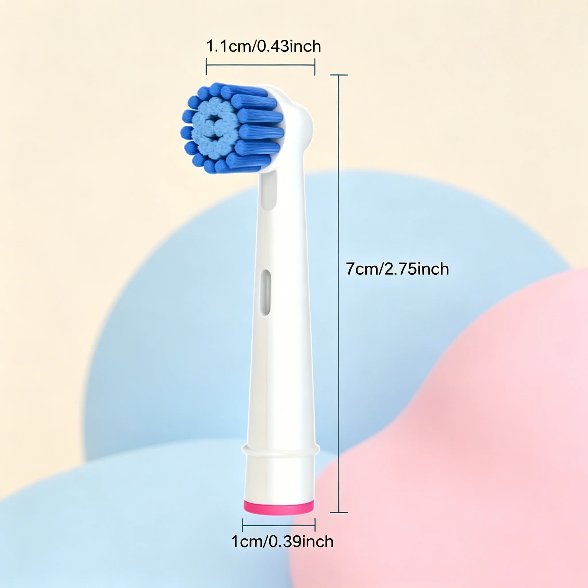 EB-17S Wholesale 4/8/16pcs Set/lot Electric Toothbrush Head For Oral B PRO 6000 Sensitive Replacement Brush Heads D18 OralB