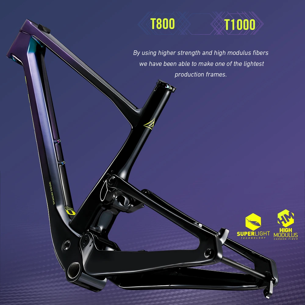 2023 Lexon New Spirit Frame 29 Full Carbon Suspension XC MTB Frame