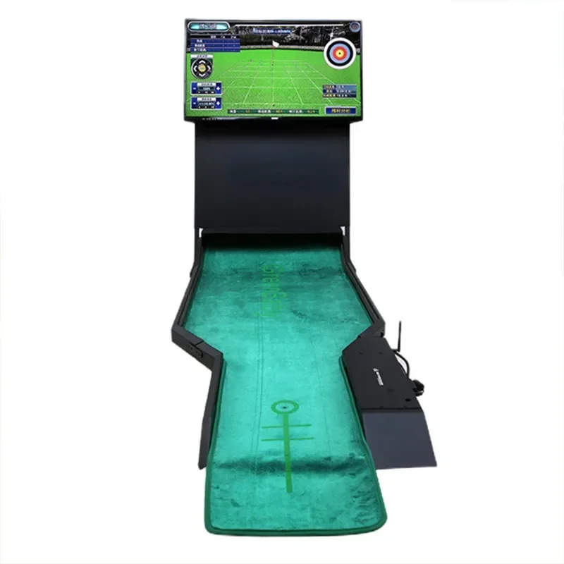 indoor golf putting training aid golf simulator with mat