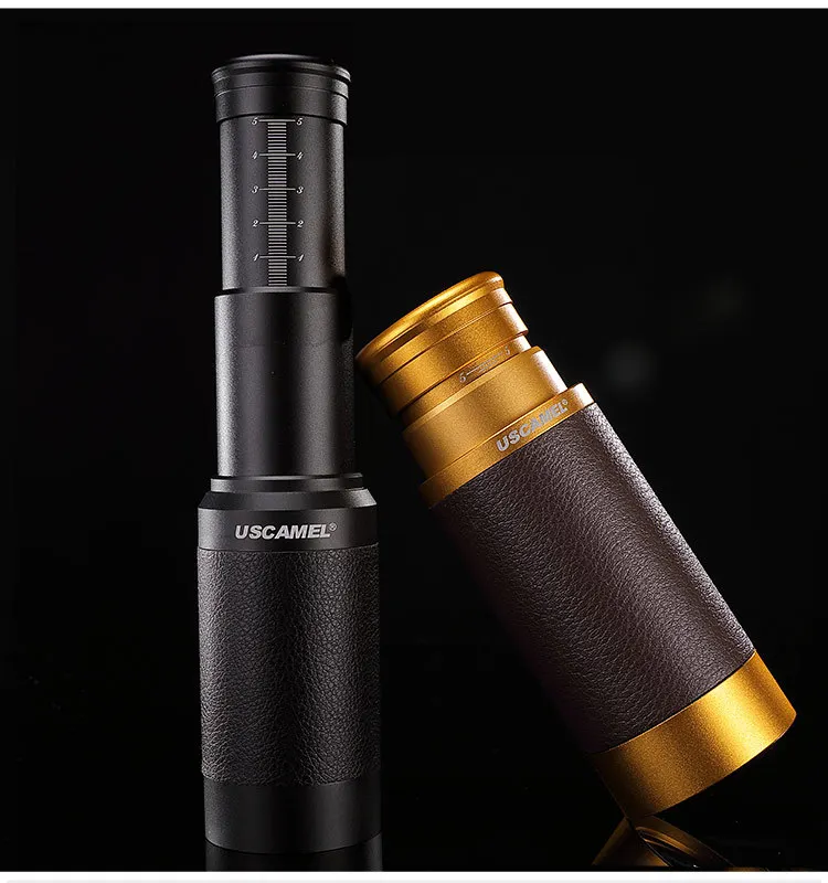 LUXUN Portable Pirate Brass Monocular Telescope para Adultos e Crianças, Handheld Hunting Outdoor Equipment, Nova Moda, 25x50