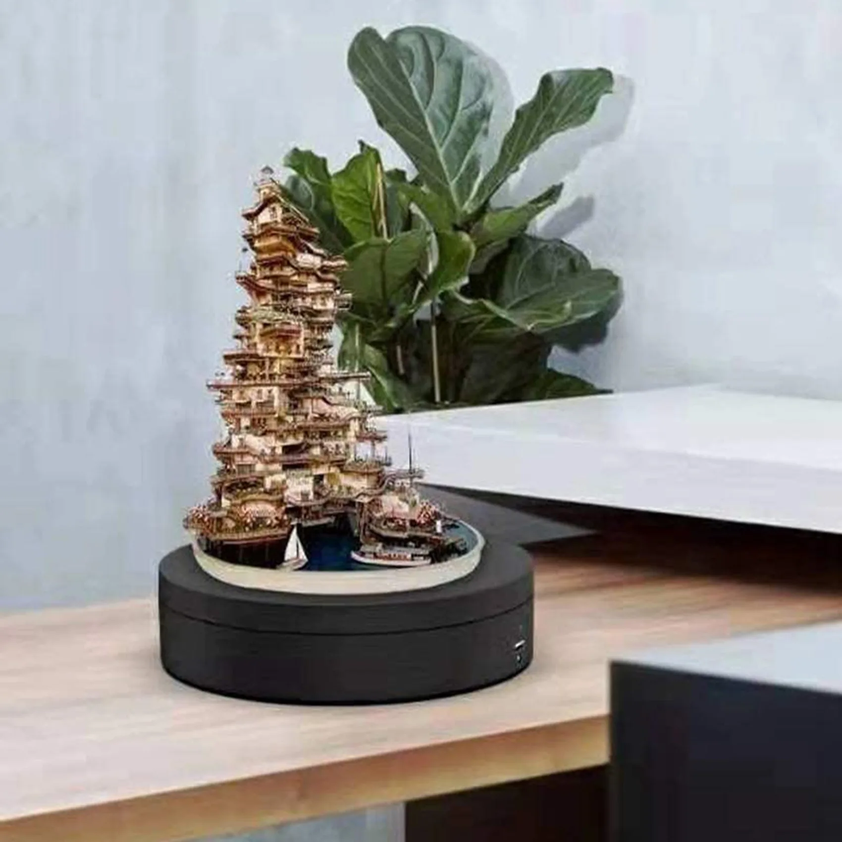 

CYL-2X Черная перезаряжаемая подставка для проигрывателя поворотного стола, регулировка скорости вращения на 360 градусов/угол