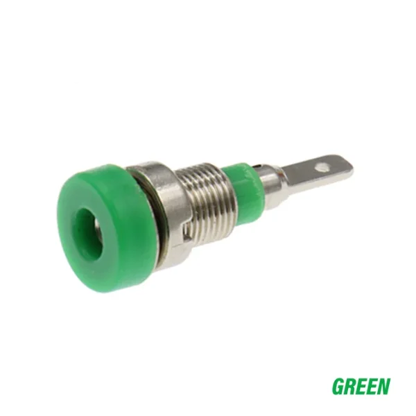 2MM Banana Socket Terminal Block Female Jack Electrical Pure Copper Insulated Power Terminal Block Test Hole 10A DC 30V-60V