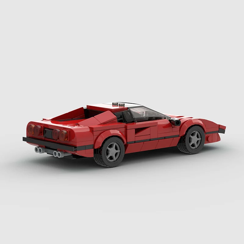 MOC Racing Car Assembly Kit, DIY Car Rally Model for Children and Adults, Model Car Collection, Halloween, Christmas Gift