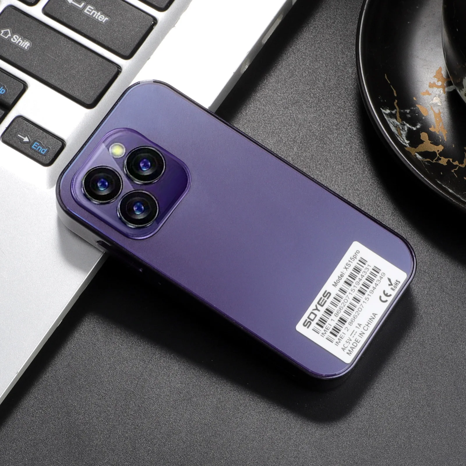 3G Android Soyes XS15pro Smart Small Phone Quad Core Mini Card Machine 3.0-inch