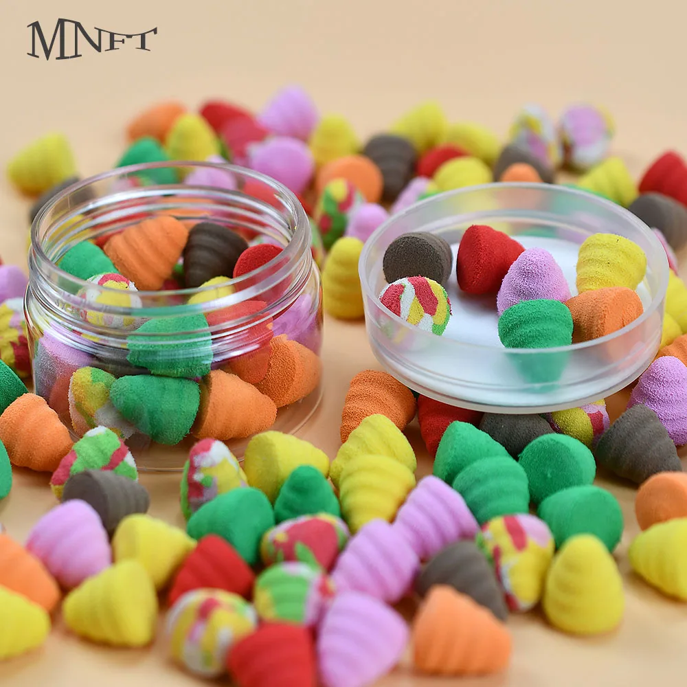 MNFT 14 piezas de cebo de pesca de carpa de espuma EVA, flotantes, con forma de maíz artificial, de 12-13mm de flotabilidad, para montajes de cabello y Chod Rig, aparejos de carpa