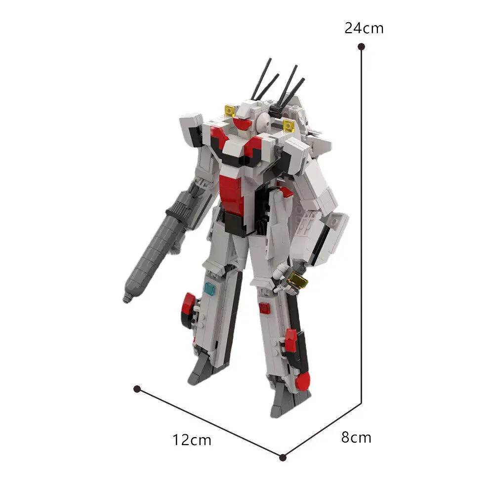 

Custom MOC: C9188 White-Red Bobot Fighter 484 Parts from TV Series