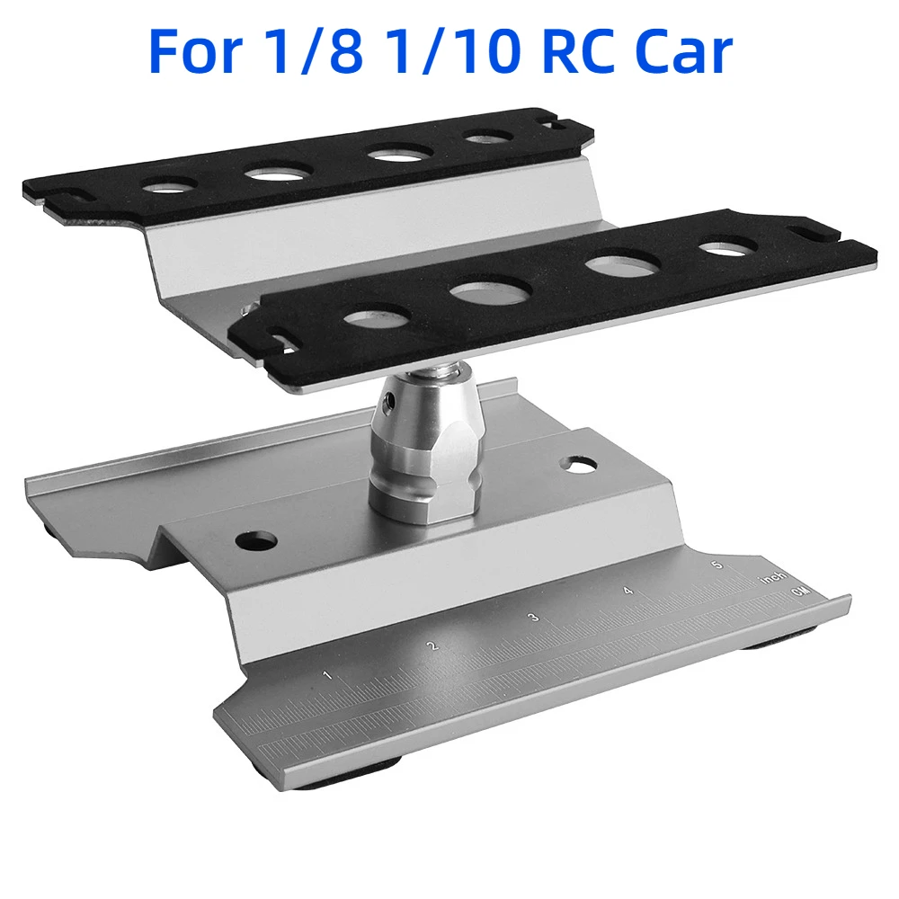 RC Auto's Gereedschap Verhogingswerkstandaard Montageplatform 360 Graden Draaibaar Reparatiestation voor 1/8 1/10 1/18 1/24 Buggy Crawler Auto