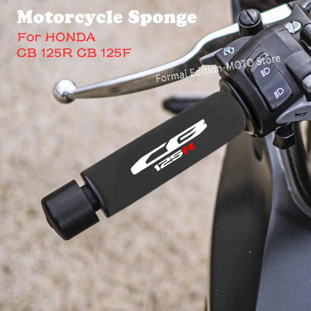 

Motorcycle Grip Cover Shockproof Motorcycle Sponge Grip Non-Slip Handlebar Grip Sponge Cover for Honda CB 125R cb 125T 2015-2023
