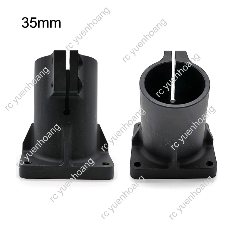 Base de montage pour train d'atterrissage de importateur RC, 6061, 35mm/40mm, siège en fibre, 5 axes, usinage fine pour la protection des plantes, accessoires UAV, 1 pièce