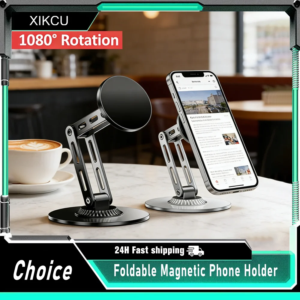 

Магнитный держатель для телефона на стол и в автомобиль, крепление для смартфона, GPS-навигатора, мобильного телефона, подставка для iPhone 17, Samsung, Xiaomi