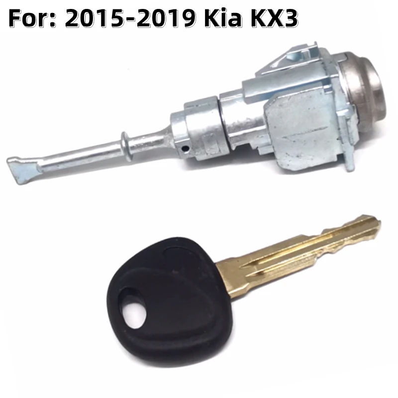 FLYBETTTER OEM kunci pintu kiri silinder kunci pintu otomatis silinder untuk 2015-2019 Kia KX3 dengan 1 buah kunci