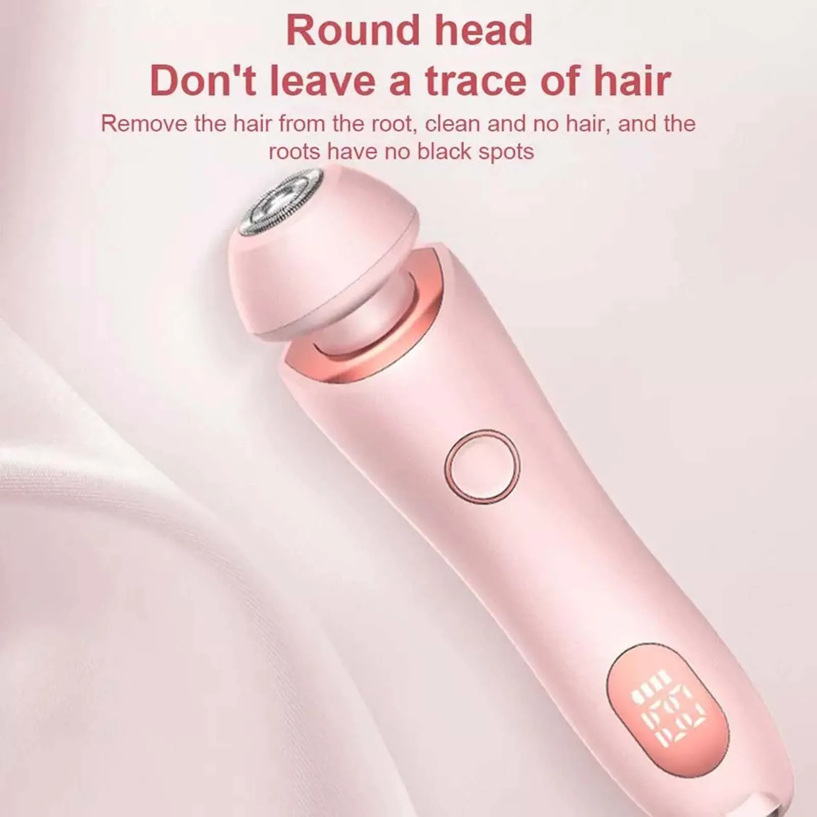 

2 In 1 Portable Electric Shaver Women Electric Skin Hair Remover for Armpit Hair Leg Hair Removal