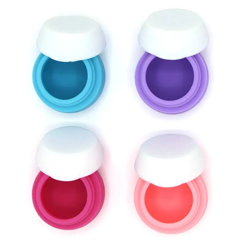 25ml Silicone Cosmetic Container Makeup Pot Cream Jars Travel Pill Box Portable Dispenser Cream Bottles Lotion Box Emulsion Jar