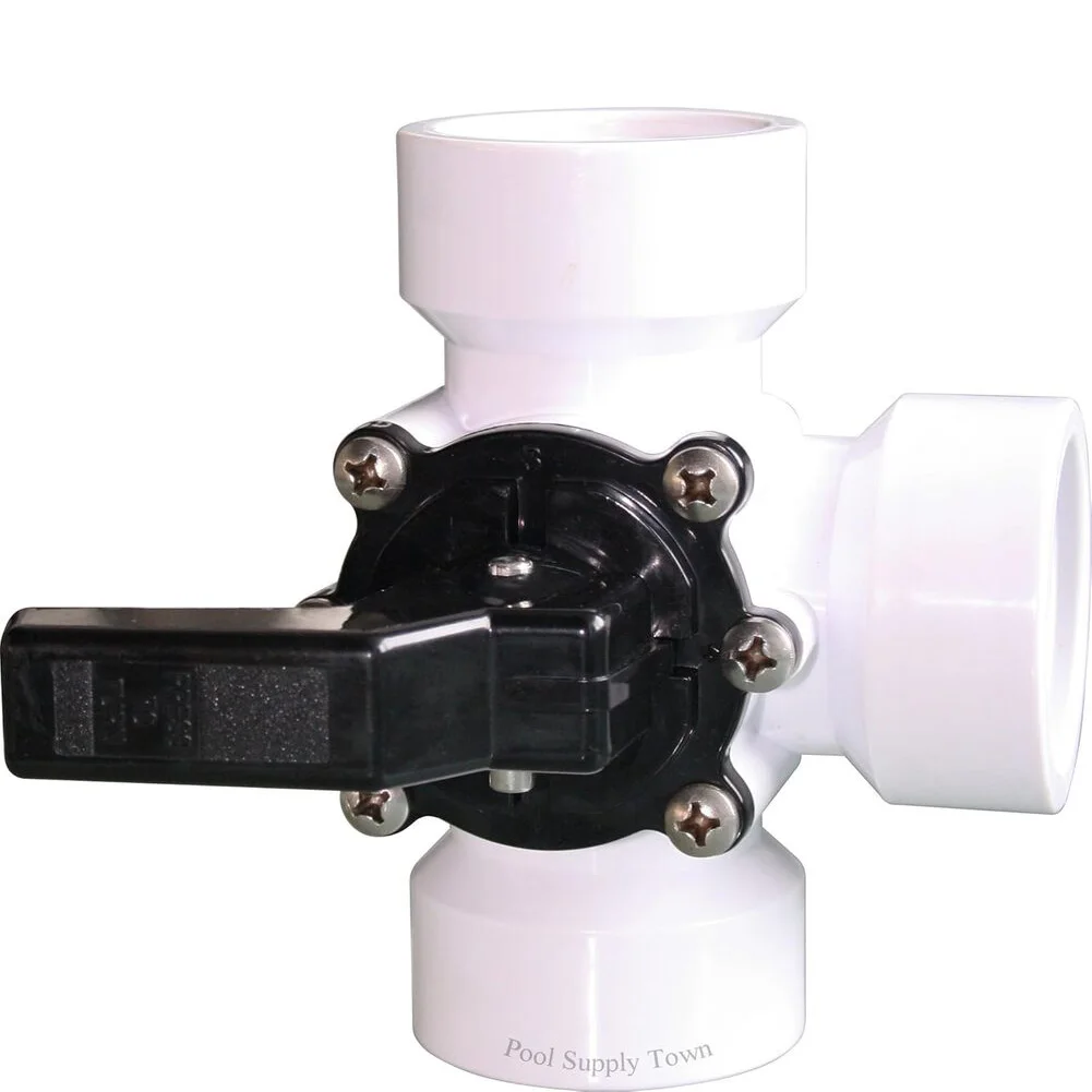 

1set 3-Way Pool Pump Valve 4517 3-Way Shutter Valve 1.5" Sand Pump Shutter Valve For Above Ground Pools For Swimming Pool