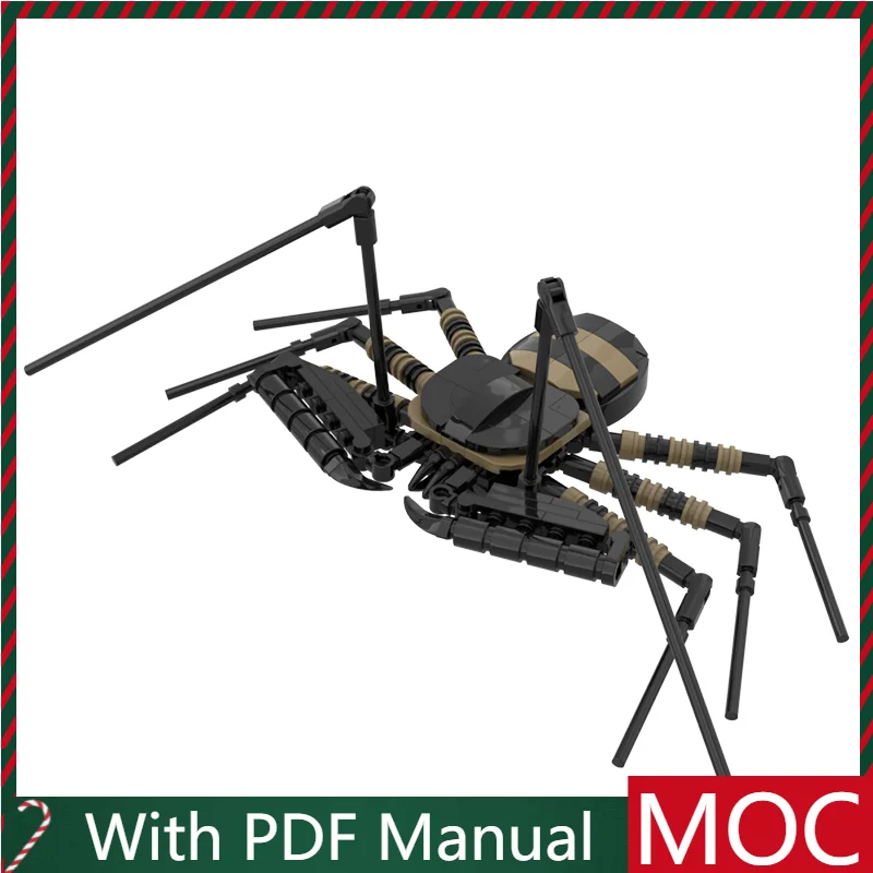 

196 PCS Hot Selling MOC Mechanical Spider Model Modular DIY Building Blocks Kids Assembly Display Toys Festival Surprise Gift