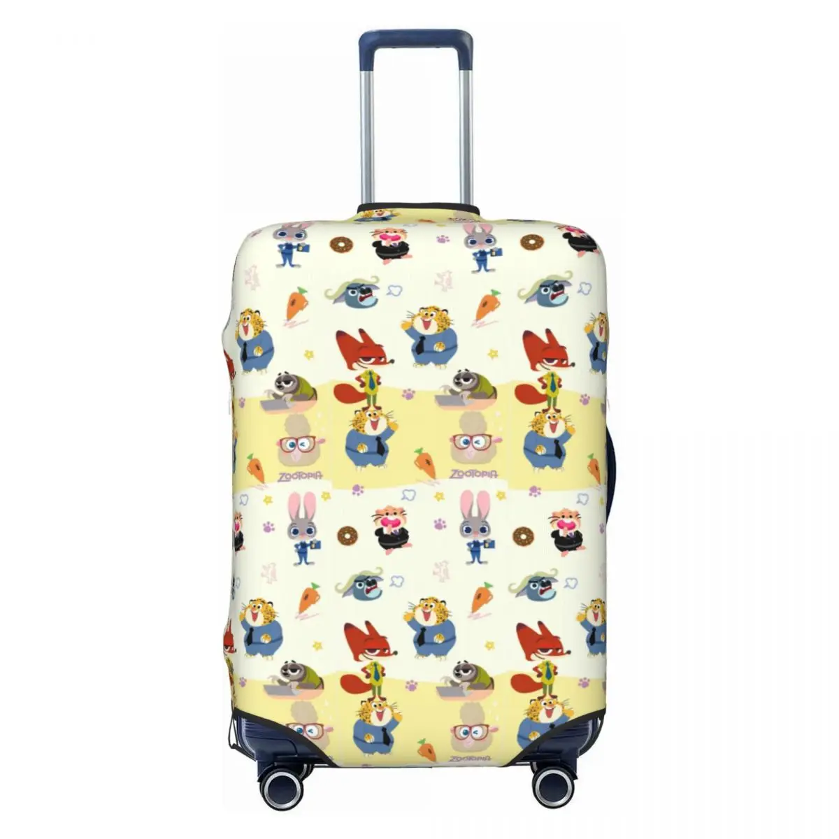 

Custom Z-Zootopia Wallpaper Luggage Cover Protector Cute Cute Cartoon Travel Suitcase Protective Cover for 18-32 Inch