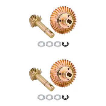 AMK 2 套鋼製超速傳動錐齒輪,24-8T、27-8T、30-8T、33-8T,適用於 Axial SCX10、AR44、AR45、Capra 車軸、VS4-10、F9、Phoenix F10 8 最佳銷售 AR45 - №3