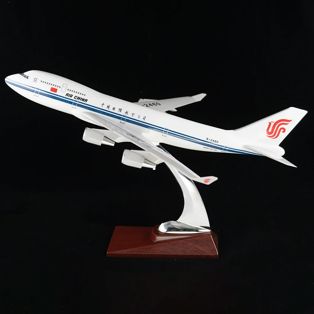 

32 см смоляный самолет Boeing 747 модель Air China B747 игрушка самолета детский подарок для украшения коллекции