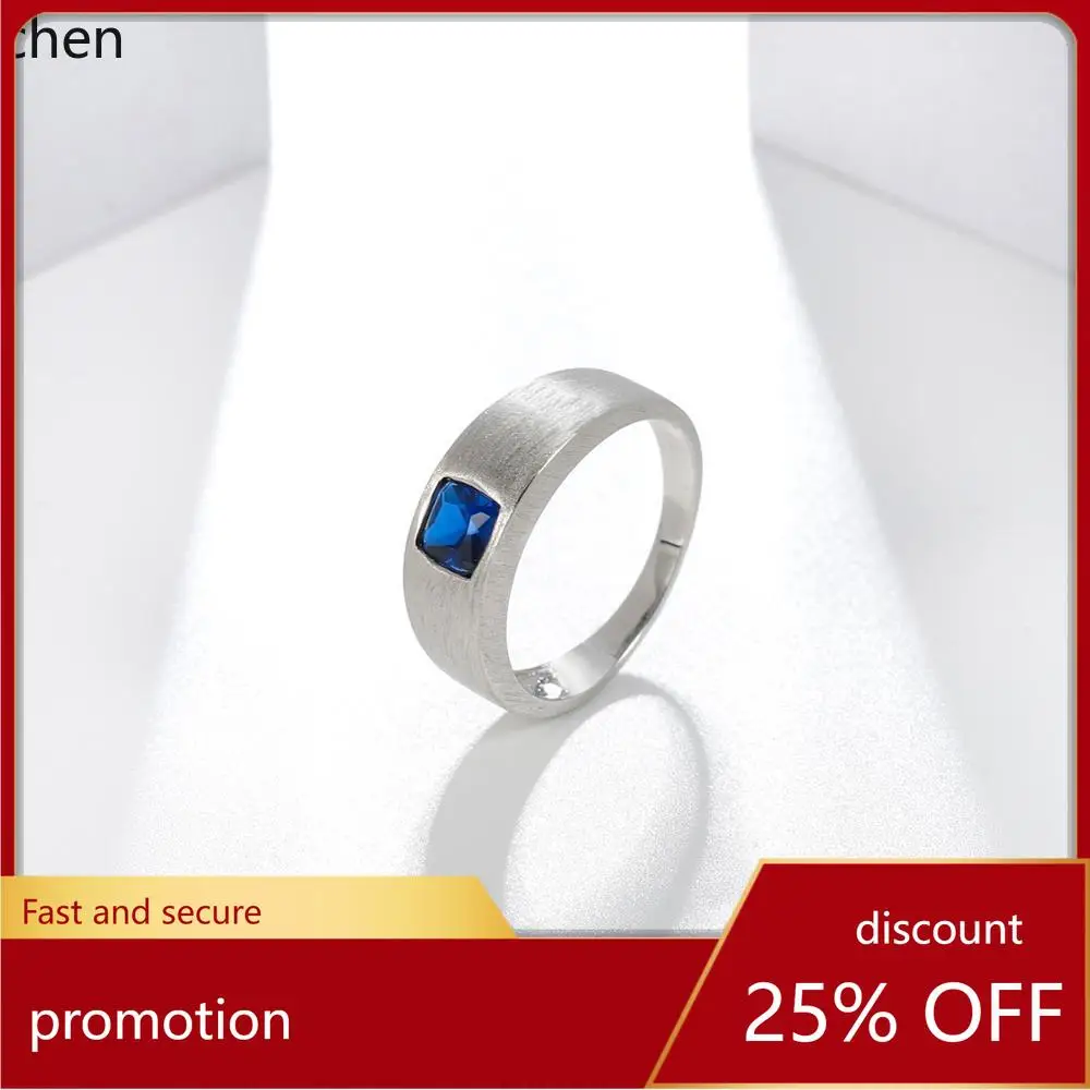 

YFY Men's Gemstone Ring Engagement Men's
