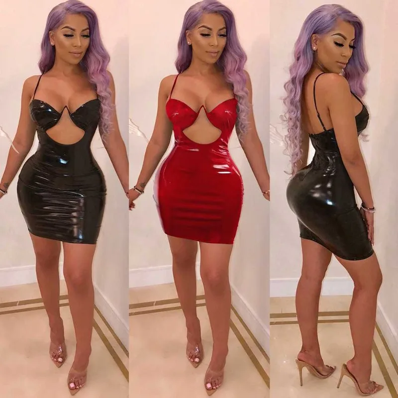 

Сексуальное облегающее платье с v-образным вырезом и застежкой-молнией, красное облегающее платье для ночного клуба, вечеринки, диджея, бара, юбка, костюм для косплея