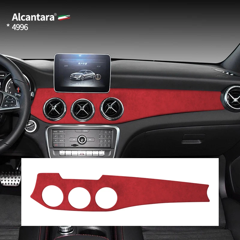 Car Central Control Air Outlet Panel Decorative Frame For 14-19 mercedes-benz GLA CLA Interior Accessories Cover Trim