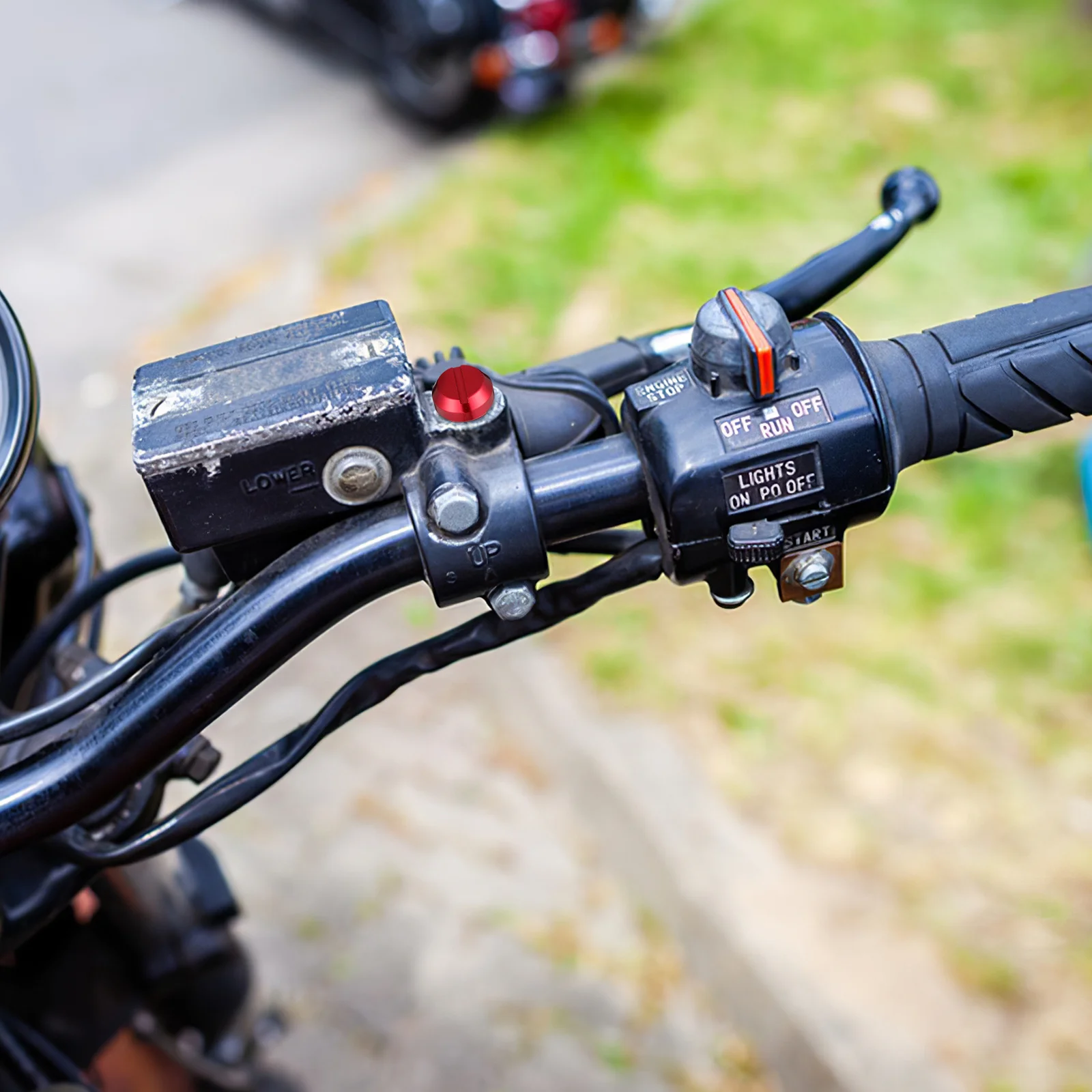 

6Pcs Motorcycle Mirror Plugs Aluminum Alloy Rear View Mirror Screws Stable Fixation Wide Compatibility Motorcycle Mirrors Caps