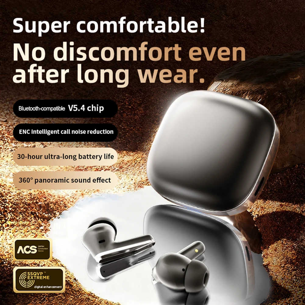 Wireless Headphones AI Translator In 156 Languages Long-lasting Battery Life Noise Reduction Hifi Sound In-Ear Earbuds Accessory