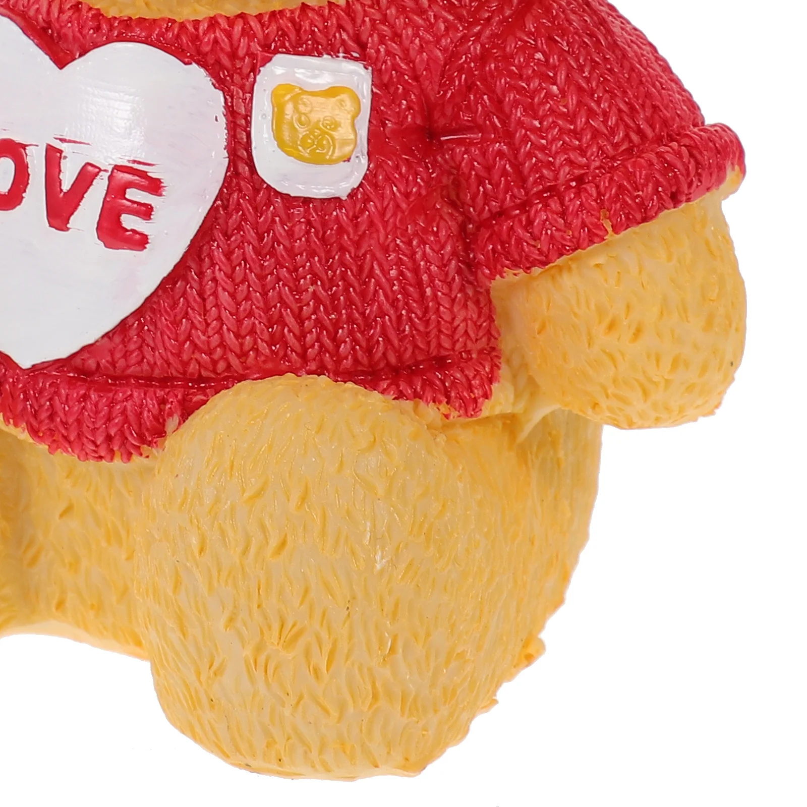 

Bear Piggy Bank Resin Coin Saving Pot Desktop Decor Lovely Money Box for Birthday Christmas Gift Resin Piggy Bank