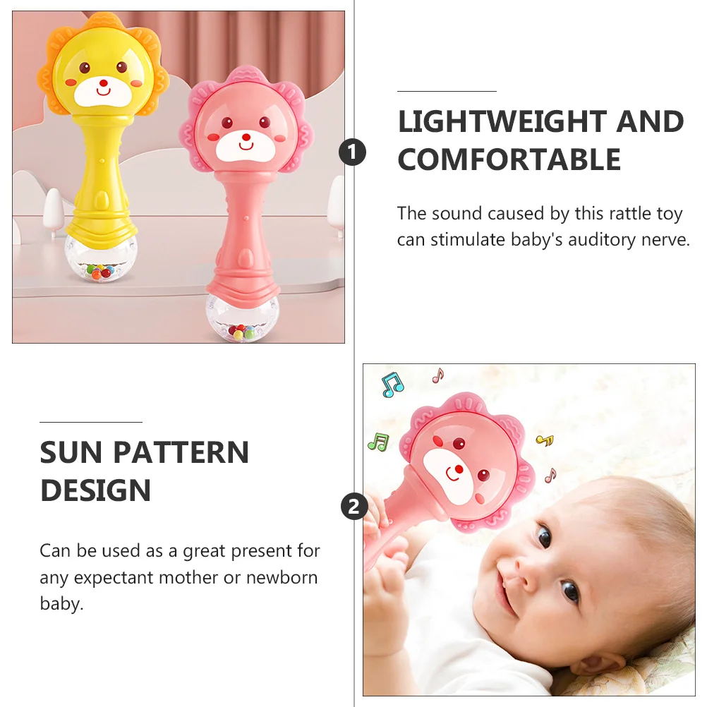 ของเล่นเขย่ามือสำหรับเด็กทารก  กระดิ่งพลาสติกสำหรับฝึกทักษะ  เครื่องดนตรีเพื่อการศึกษาสำหรับเด็กเล็ก  ของเล่นเสริมพัฒนาการ