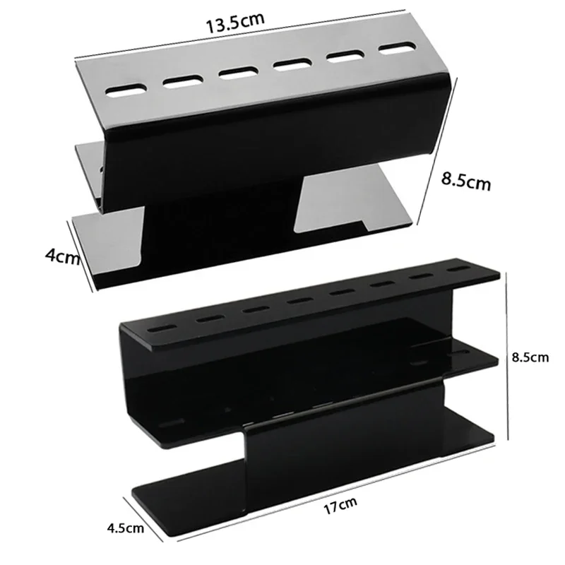 Estante de almacenamiento para pinzas de pestañas, soporte organizador para pinzas, herramientas de extensión de pestañas, estante de maquillaje y belleza, 6/8 agujeros, 2027, 1 ud.