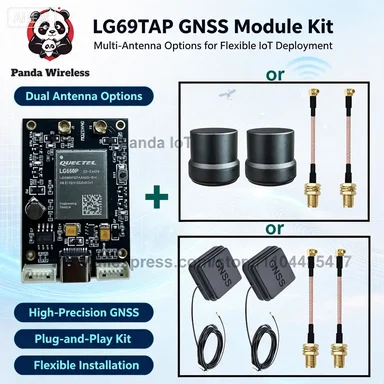 LG580P03AAMD GNSS Module  RTK High Precision GPS L1 L2 L5 Compatible for UM960 UM980 UM982 Quectel LG580P Dual-Antenna 20Hz