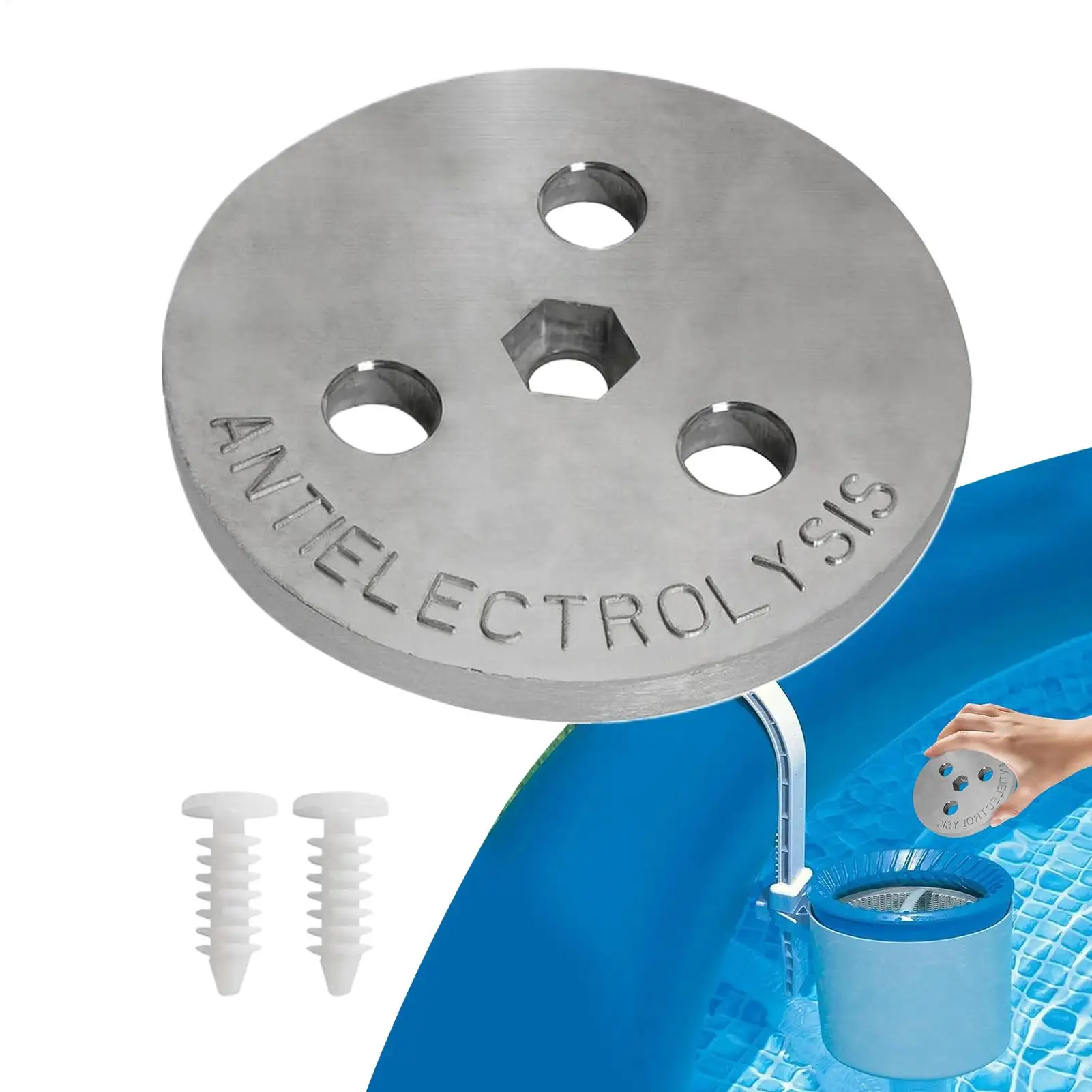 Pool Skimmer Weight Pool Zinc Anode Pool filter basket Weight Plate Equipment Accessories Block
