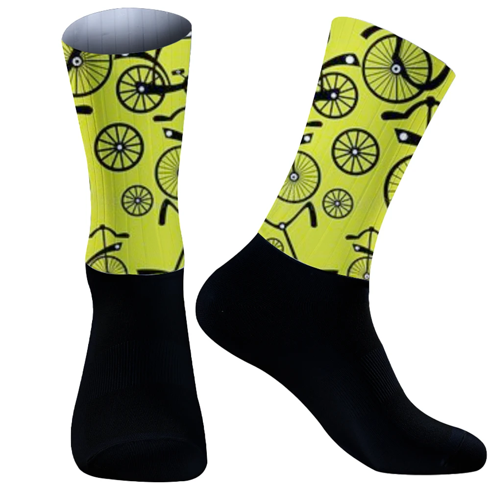 Chaussettes de sport personnalisées pour hommes et femmes, chaussettes de course professionnelles, chaussettes de cyclisme