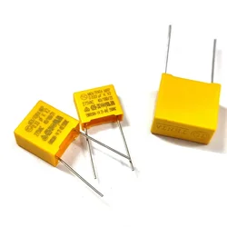 Mkp安全コンデンサ、275v、1.5uf、155k、275vac、0.01、0.022、0.047、0.068、0.1、0.15、0.22、0.33、0.47、0.68、1uf、1.5、2.2 uf