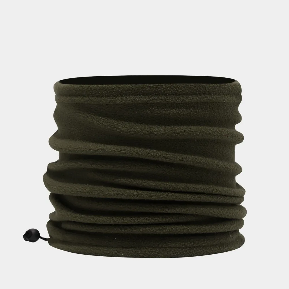 

New Polar Fleece Hat Scarf Set Windproof Warm Neck Warmer Coldproof Pullover Cap Autumn and Winter