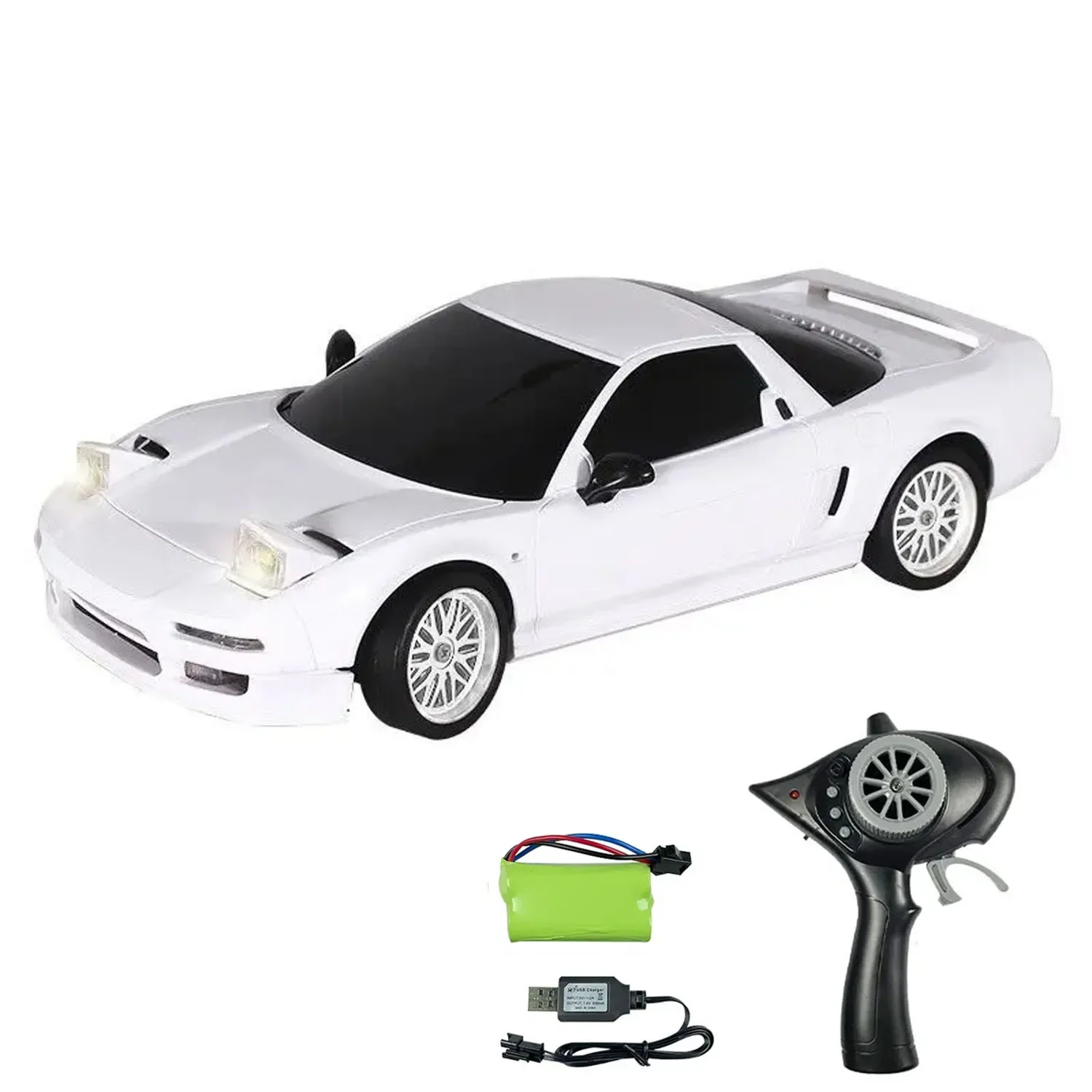 

LDRC LD-A02 RC Drift Car 1/18 Модель 2,4G NSX Радиоуправляемый автомобиль USB-зарядка Полномасштабная управляемая модель автомобиля Игрушки Подарки для детей