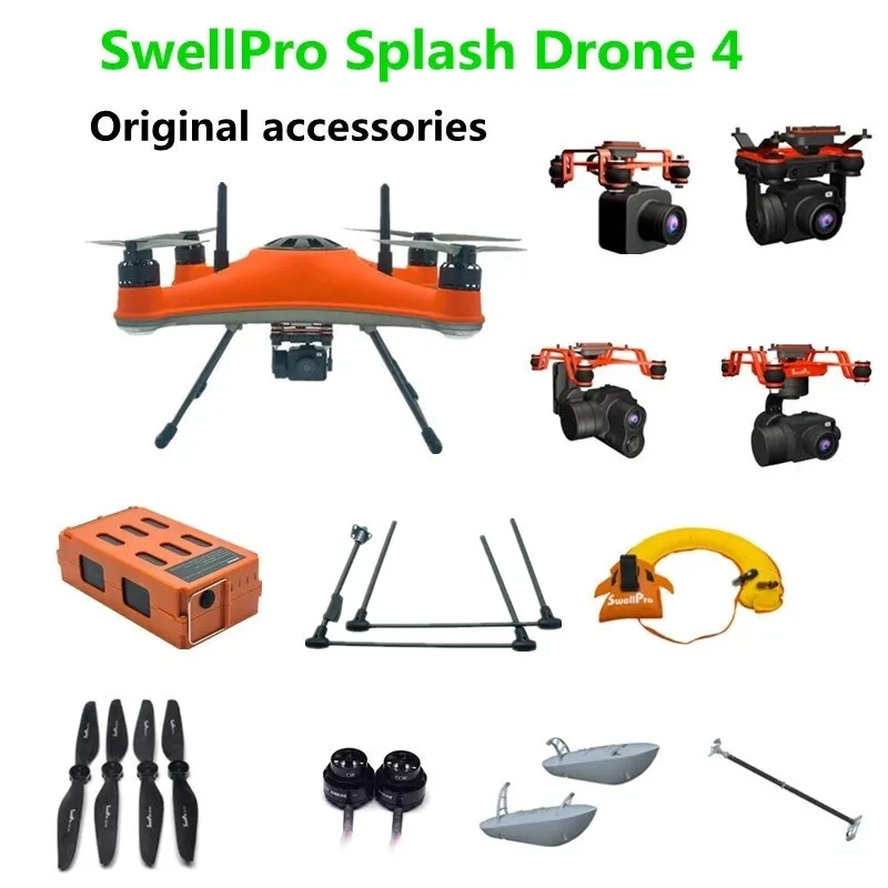 SwellPro  Drone 4  Original Accessories Battery 14.8v 6600mAh Propeller Maple Leaf  Use For SwellPro  SD 4 Drones Spare Parts