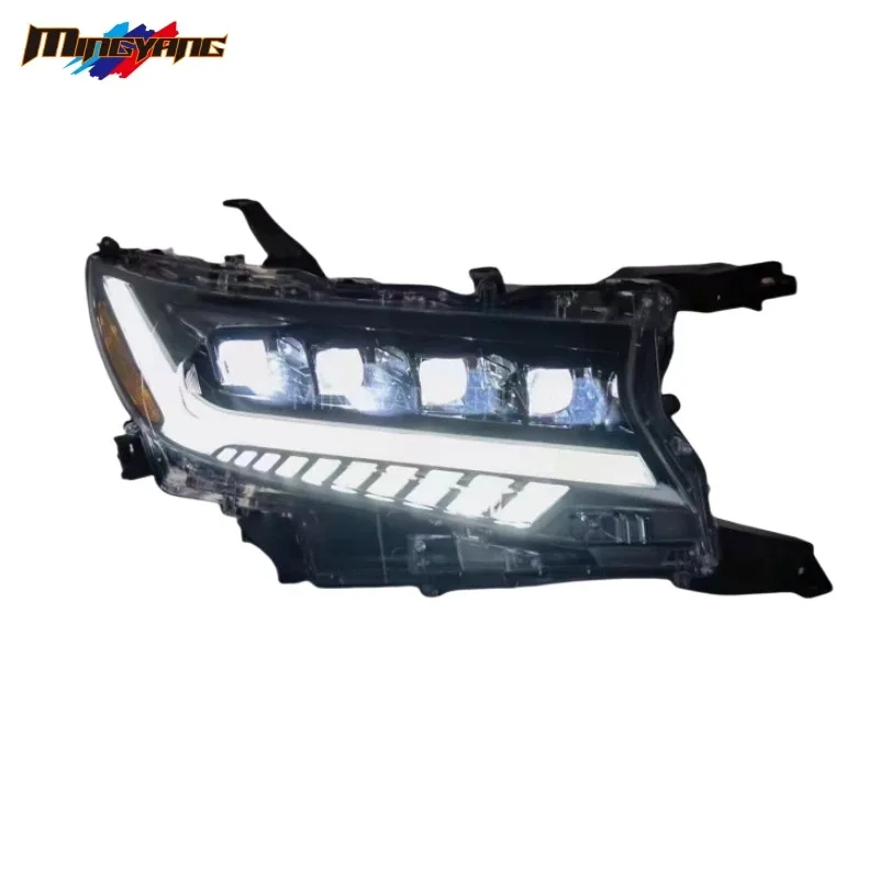 

High Quality Led Head Lamp Head Light Headlights for Prado 2018-2023 Upgrade 4 Lens Head Lights