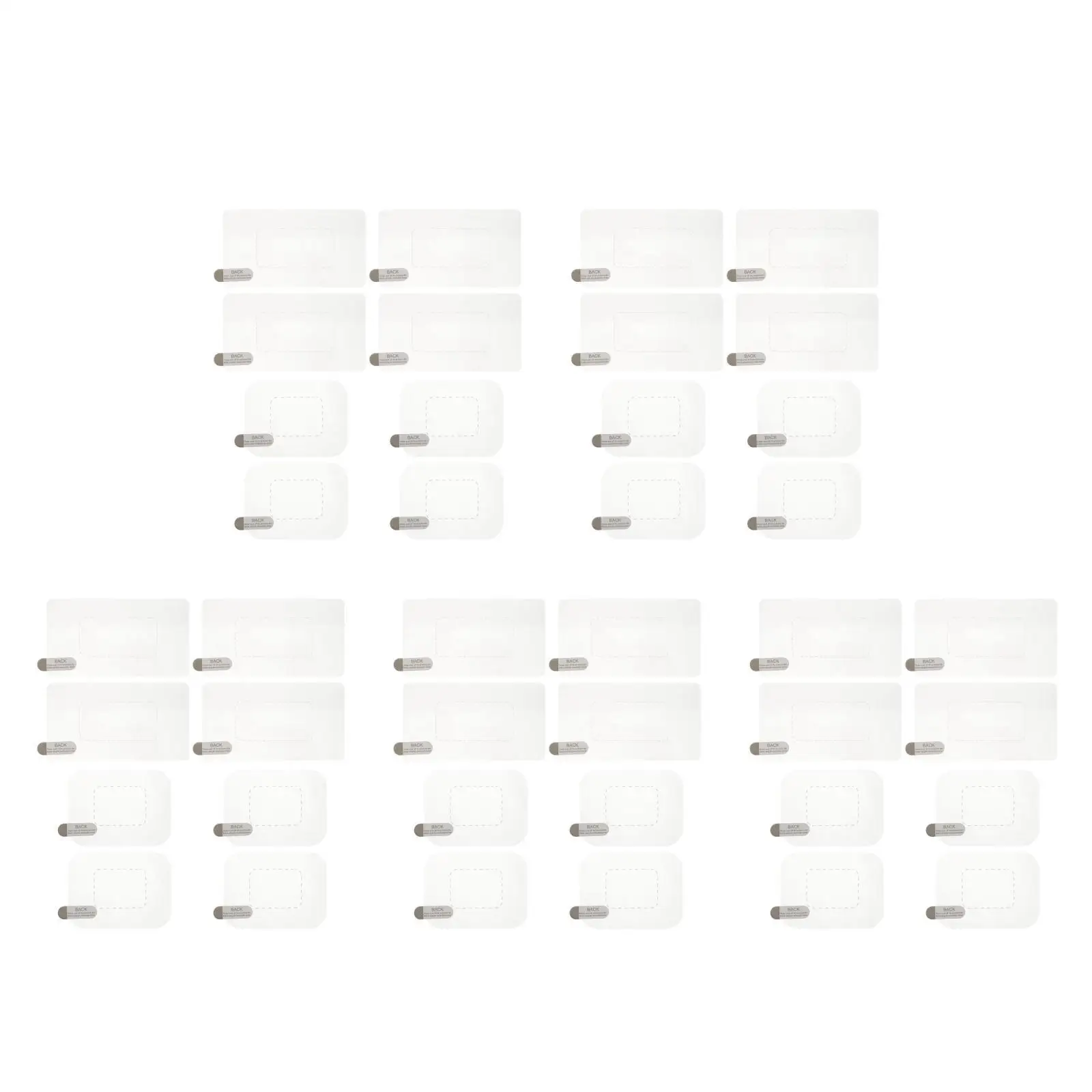 

5 шт. Dashcam лобовое стекло электростатическая пленка наклейка камера клейкое крепление автомобильные наклейки