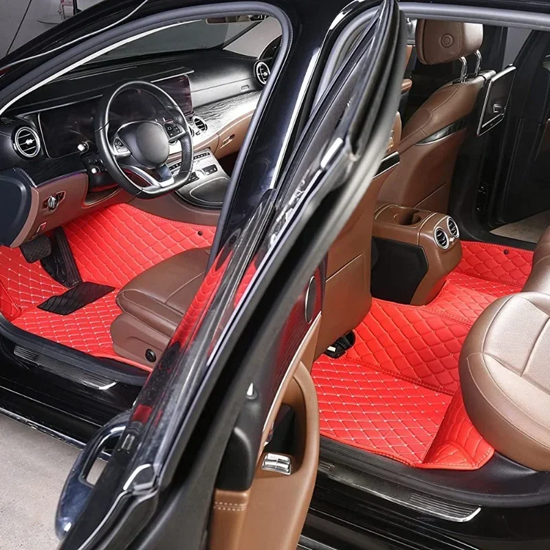 Custom Car Floor Mats for Ford Edge 2015-2021-2023-2024 All Weather Interior Accessories Liners Truck Model Carpet Rugs Foot