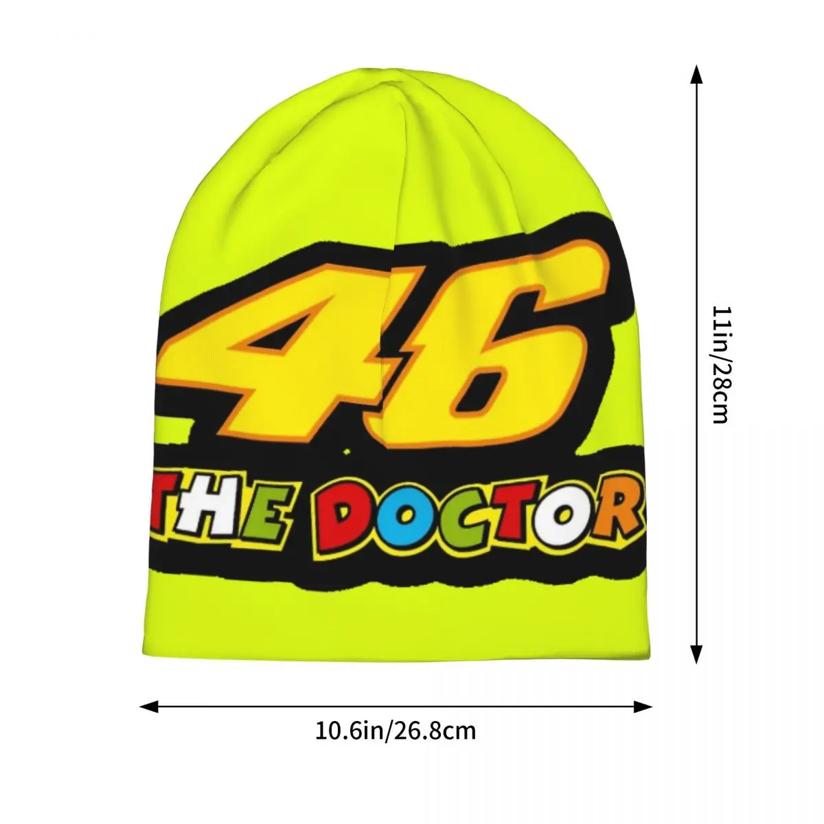 Race Number Bonnet Hat Casual Outdoor Skullies Beanies Hats 46 Moto-GP for Men Women Summer Head Wrap Cap