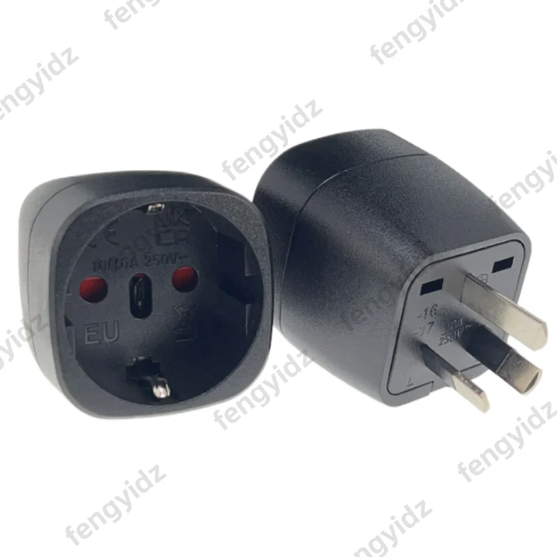 fengyidz 3Pin AU NZ Power Plug Adapter EU to AU/NZ Plug Converter, New Zealand Australia Travel Plug Wall Plug Socket