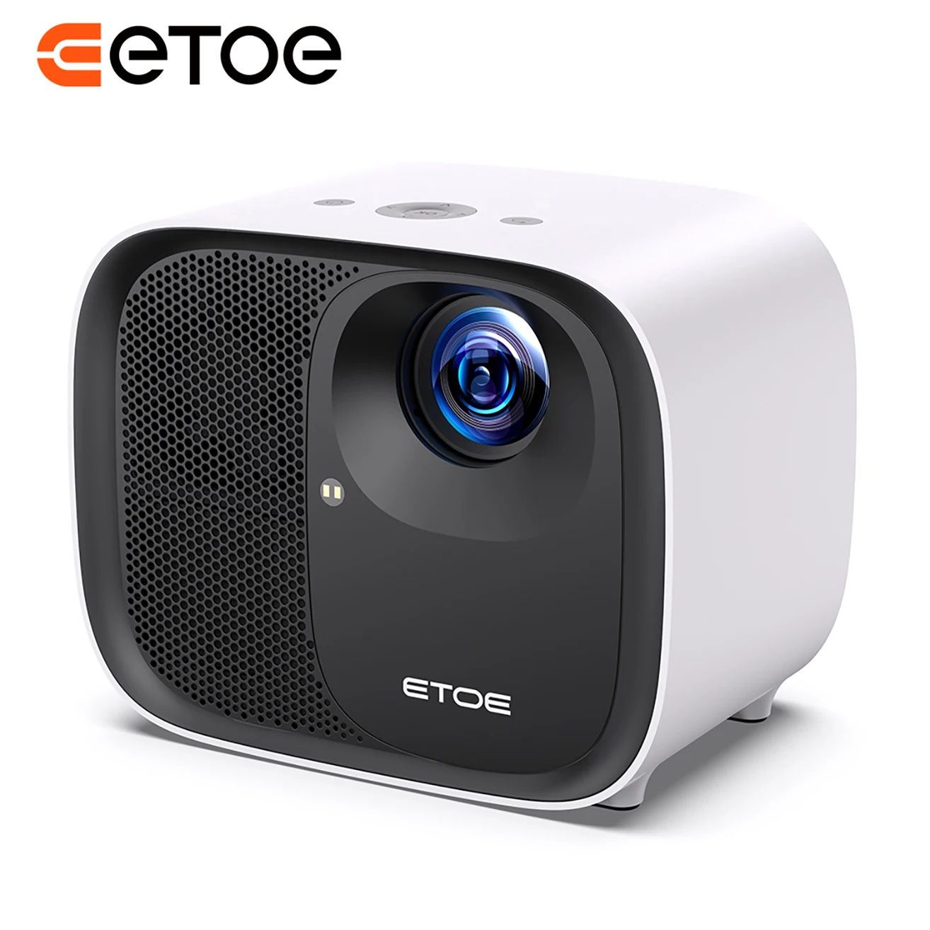 ETOE Android TV10.0 Projector, with Auto Focus, Auto Keystone, 600 ANSI Lumens,Netflix-Certified, 5.1G WiFi Bluetooth