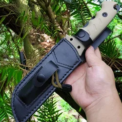 Outdoor Camping Survival Fixed Blade Straight Knife Stainless Steel Sharp Knives high hardness cutting tool portable fruit knife