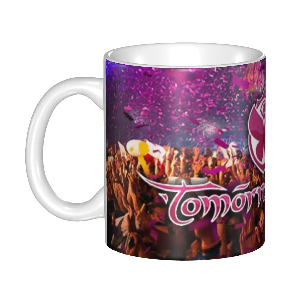 لتقوم بها بنفسك تومورولاند البلجيكية الرقص الإلكترونية أكواب السيراميك مخصصة مهرجان الموسيقى أكواب القهوة الإبداعية الحاضر #4