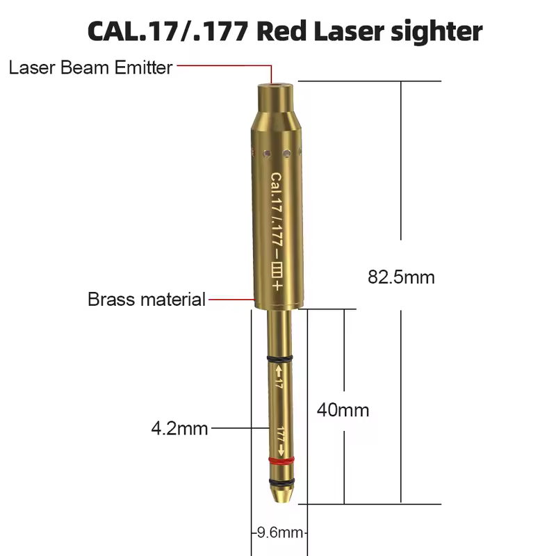 Horizontal Calibration 5.5mm Sight Red Laser Calibration Instrument Zero free Concentric High Precision Sight - Image 14