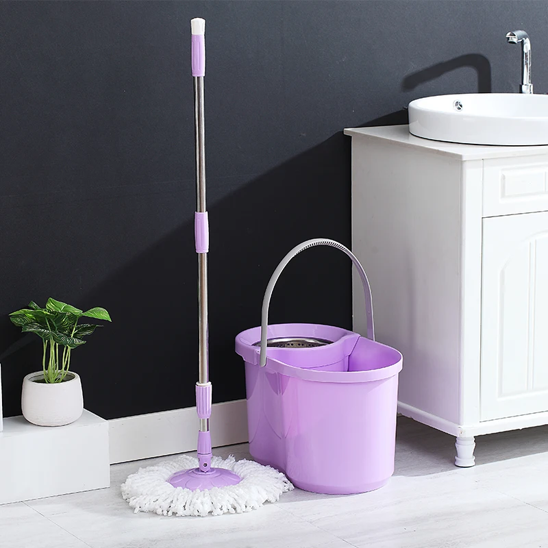 Bucket Magic Spin Mops Floor Cleaning Squeeze Microfiber Mops Replacement Pads  Fregonas Limpieza Suelo Cleaning Tools WK50TB