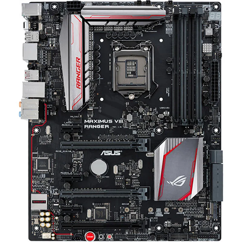 ASUS-レンジャーのマザーボード,lga 1151,maximus viii,intel z170,ddr4,64gb,pci-e 3.0,usb 3.1,世代のatx