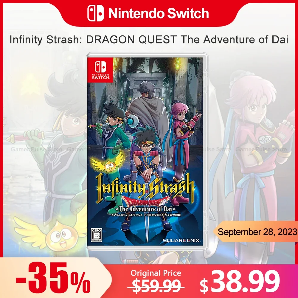 Infinity Strash DRAGON QUEST The Adventure of Dai Nintendo Switch Game Deals 100% Original Physical Game Card for Switch Console